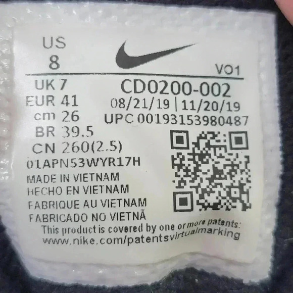 Nike Renew Fusion - Smoke Grey Shoes - 8/9.5 - Picture 10 of 11